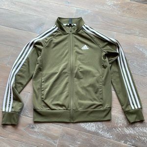 Adidas Green Track Jacket small